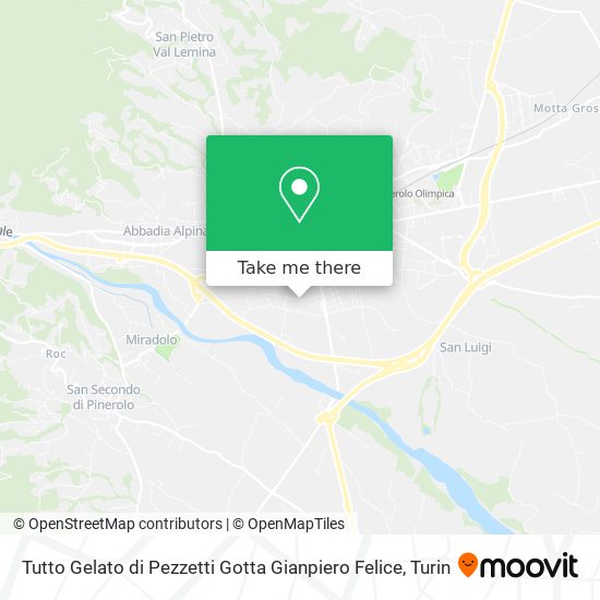 Tutto Gelato di Pezzetti Gotta Gianpiero Felice map