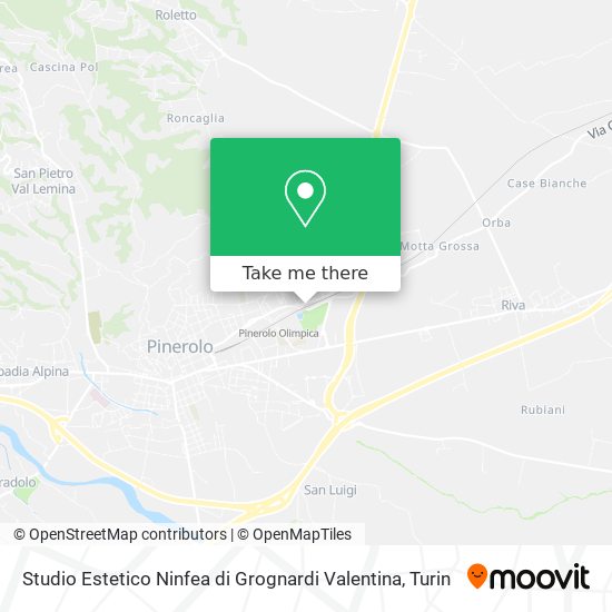 Studio Estetico Ninfea di Grognardi Valentina map