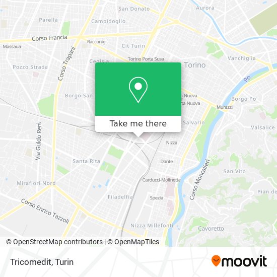 Tricomedit map