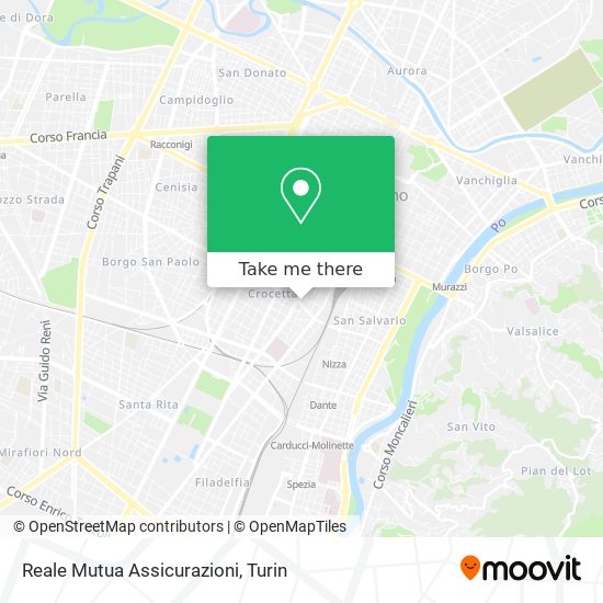Reale Mutua Assicurazioni map