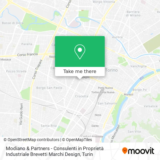 Modiano & Partners - Industrial Property Consultants Patents Trademarks Design map