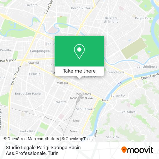 Studio Legale Parigi Sponga Bacin Ass.Professionale map