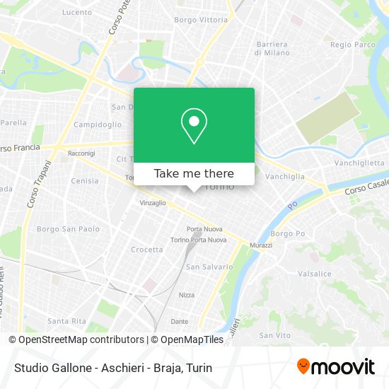 Studio Gallone - Aschieri - Braja map