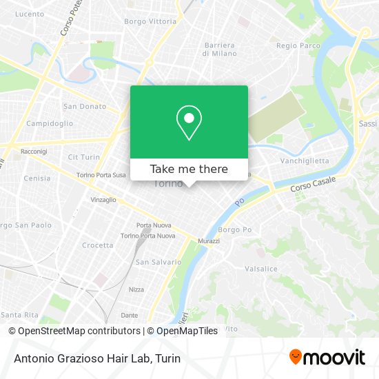 Antonio Grazioso Hair Lab map