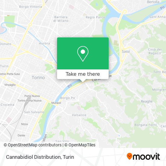 Cannabidiol Distribution map