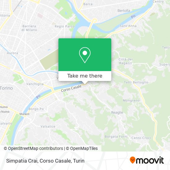 Simpatia Crai, Corso Casale map