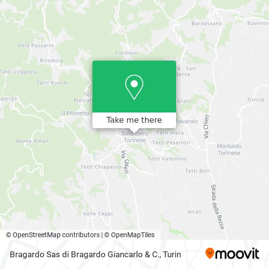 Bragardo Sas di Bragardo Giancarlo & C. map