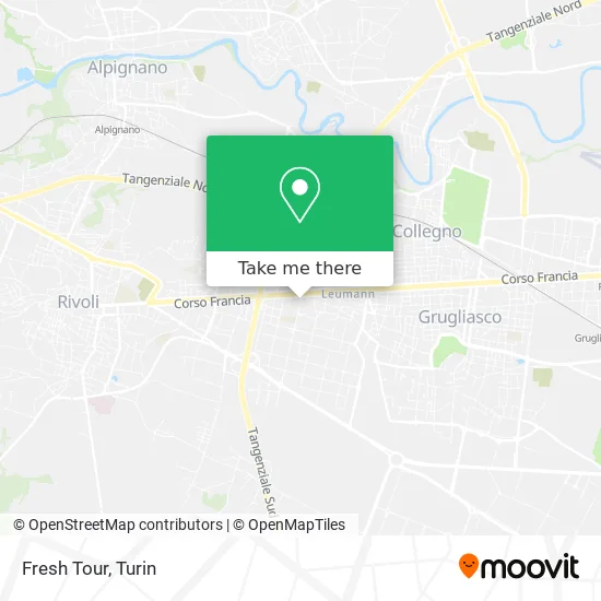Fresh Tour map