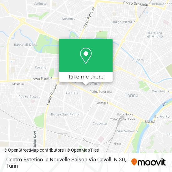 Centro Estetico la Nouvelle Saison Via Cavalli N 30 map