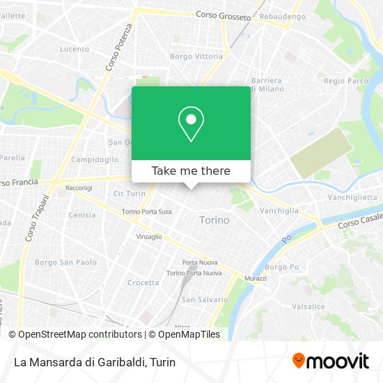 La Mansarda di Garibaldi map