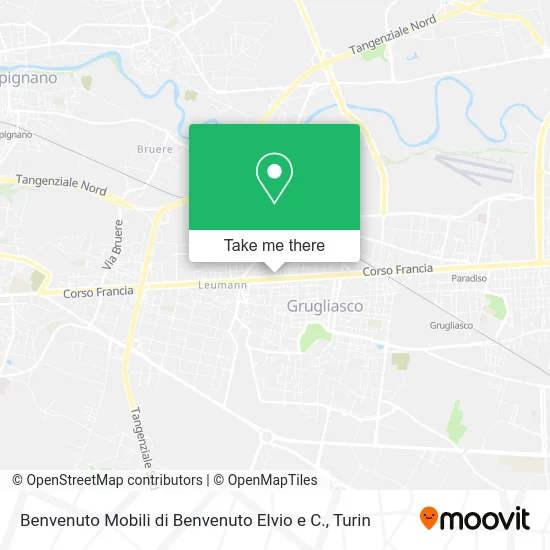 Benvenuto Mobili di Benvenuto Elvio e C. map