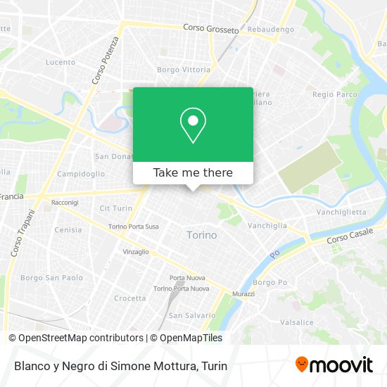 Blanco y Negro di Simone Mottura map