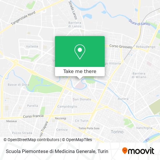 Scuola Piemontese di Medicina Generale map