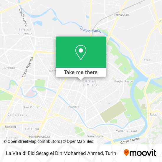 La Vita di Eid Serag el Din Mohamed Ahmed map