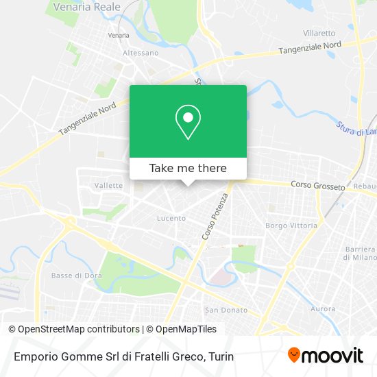Emporio Gomme Srl di Fratelli Greco map