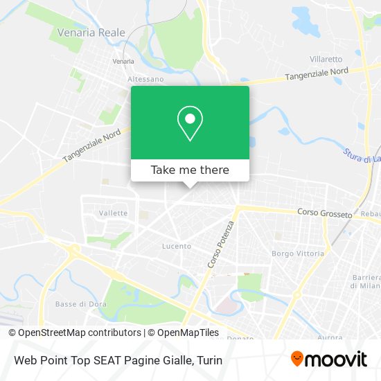 Web Point Top SEAT Pagine Gialle map