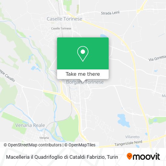 Macelleria il Quadrifoglio di Cataldi Fabrizio map