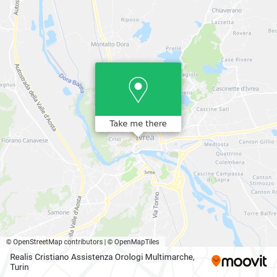 Realis Cristiano Assistenza Orologi Multimarche map