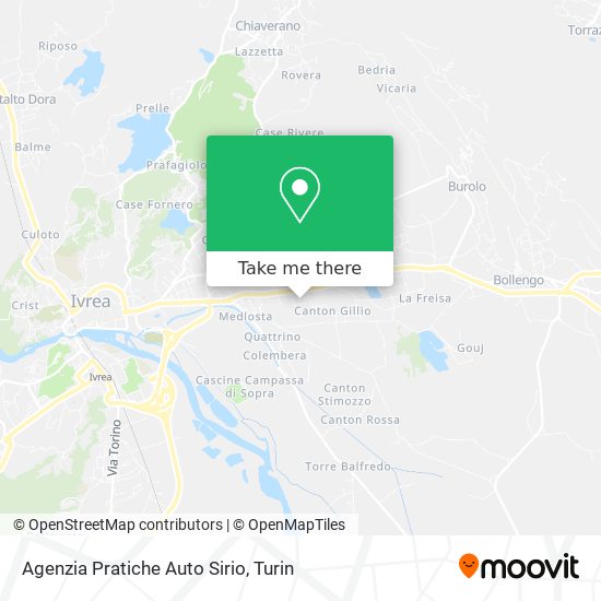 Agenzia Pratiche Auto Sirio map