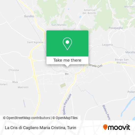 La Cris di Cagliero Maria Cristina map