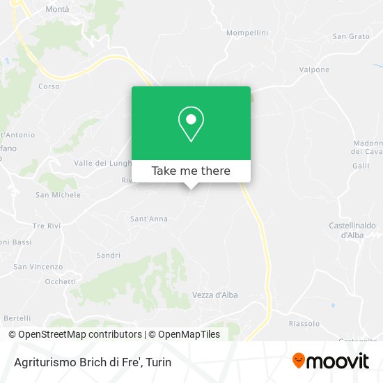 Agriturismo Brich di Fre' map