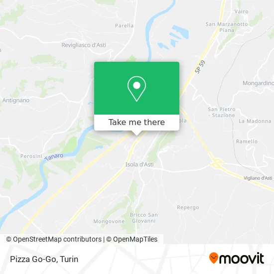 Pizza Go-Go map