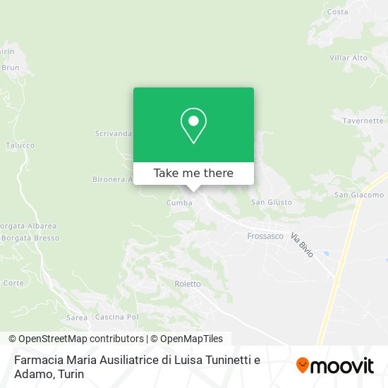 Farmacia Maria Ausiliatrice di Luisa Tuninetti e Adamo map