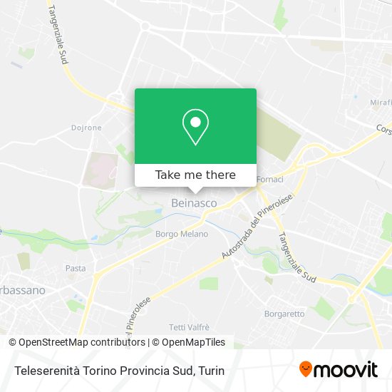 Teleserenità Torino Provincia Sud map