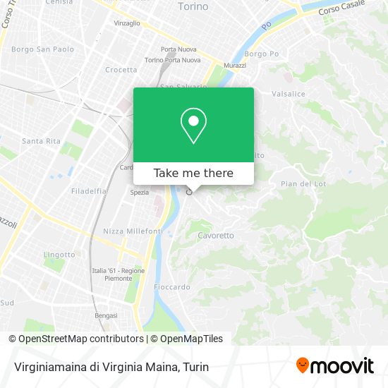 Virginiamaina di Virginia Maina map