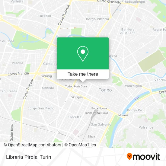 Pirola Bookstore map