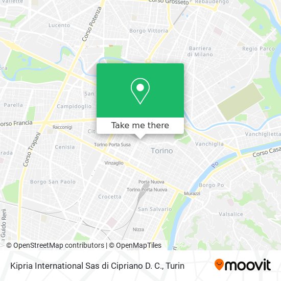 Kipria International Sas di Cipriano D. C. map