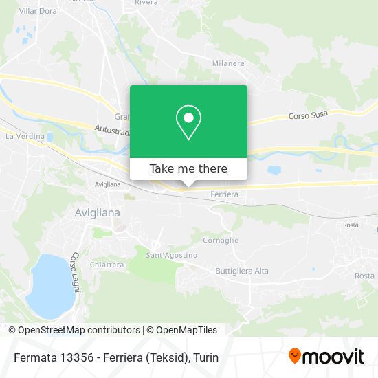 Fermata 13356 - Ferriera (Teksid) map