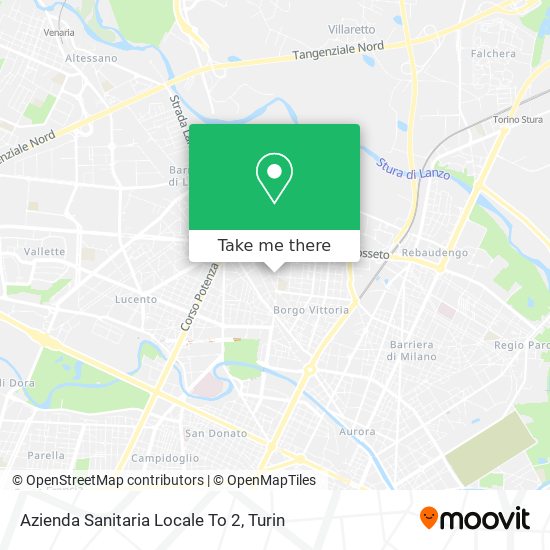 Azienda Sanitaria Locale To 2 map