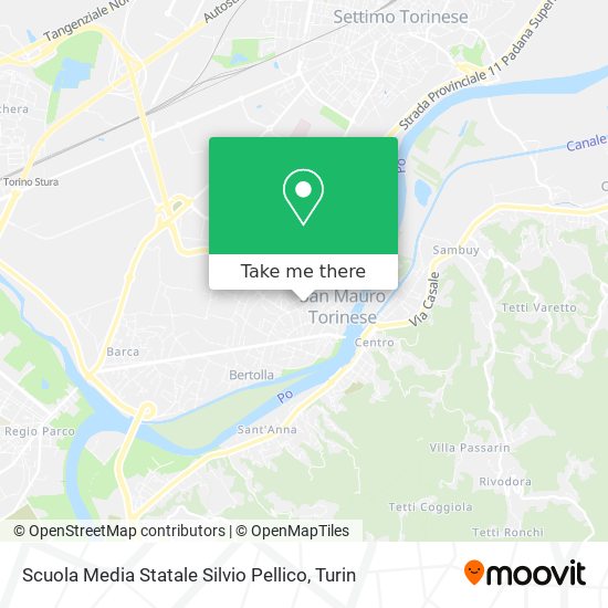 Scuola Media Statale Silvio Pellico map