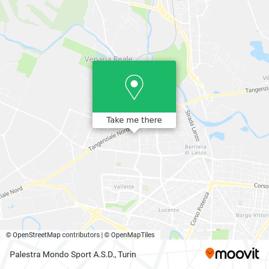 Palestra Mondo Sport A.S.D. map