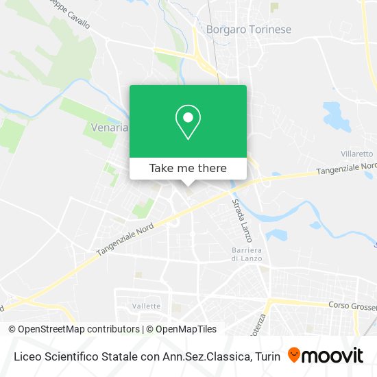 Liceo Scientifico Statale con Ann.Sez.Classica map