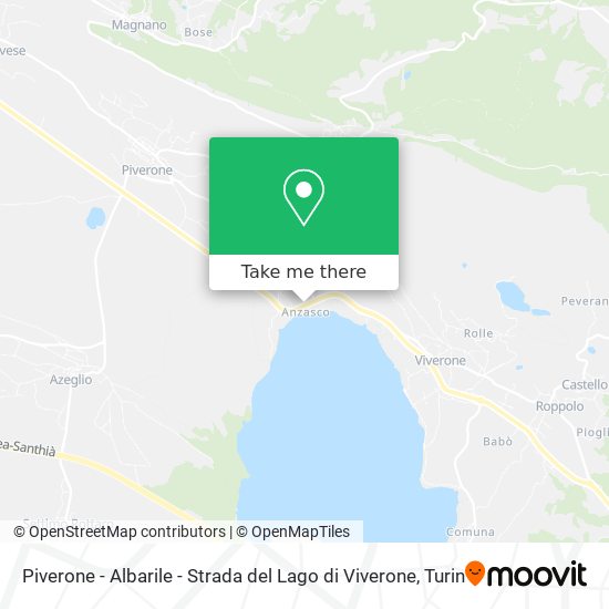 Piverone - Albarile - Strada del Lago di Viverone map