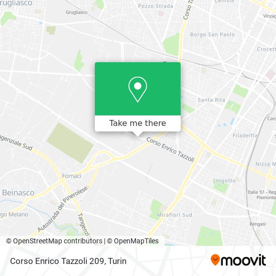 Corso Enrico Tazzoli 209 map
