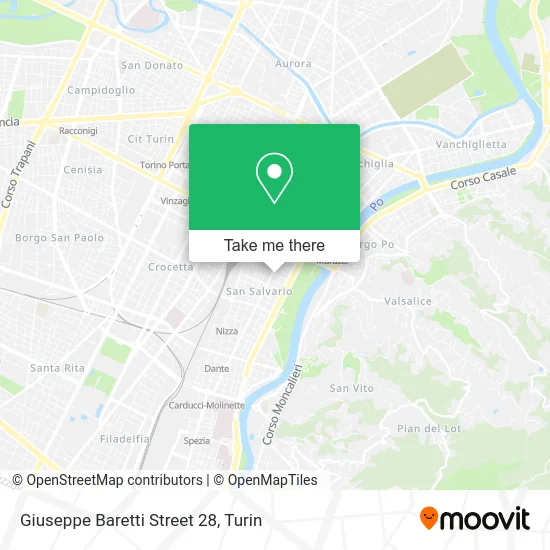 Giuseppe Baretti Street 28 map