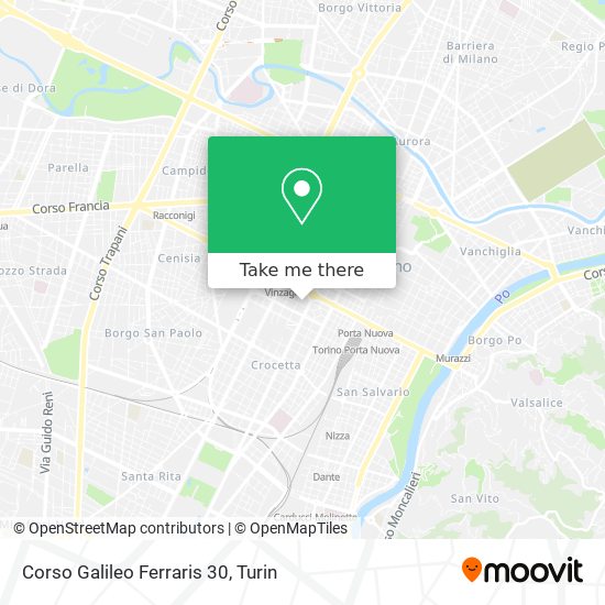 Corso Galileo Ferraris 30 map