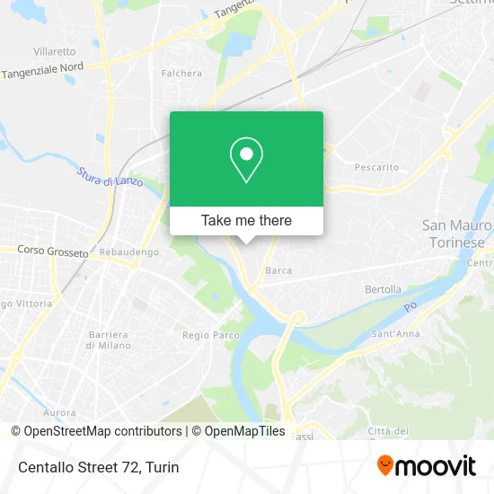Centallo Street 72 map