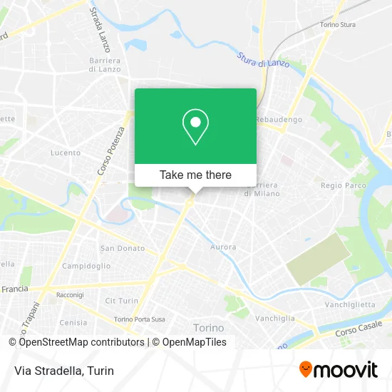 Via Stradella map