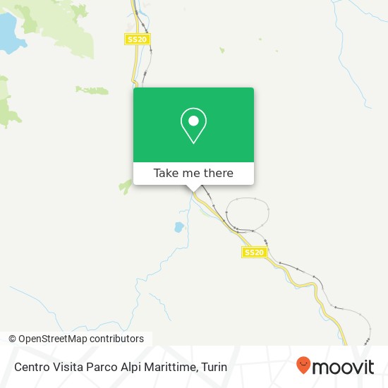 Centro Visita Parco Alpi Marittime map