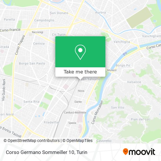 Corso Germano Sommeiller 10 map