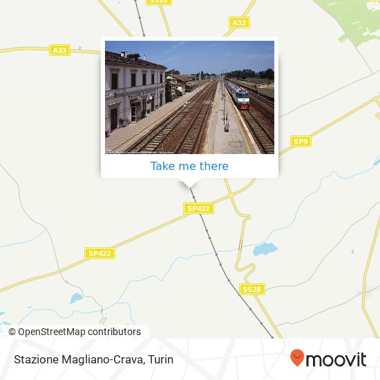 Stazione Magliano-Crava map