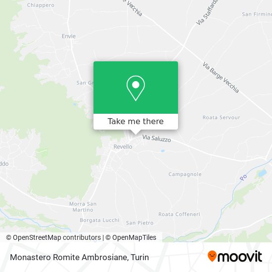 Monastero Romite Ambrosiane map