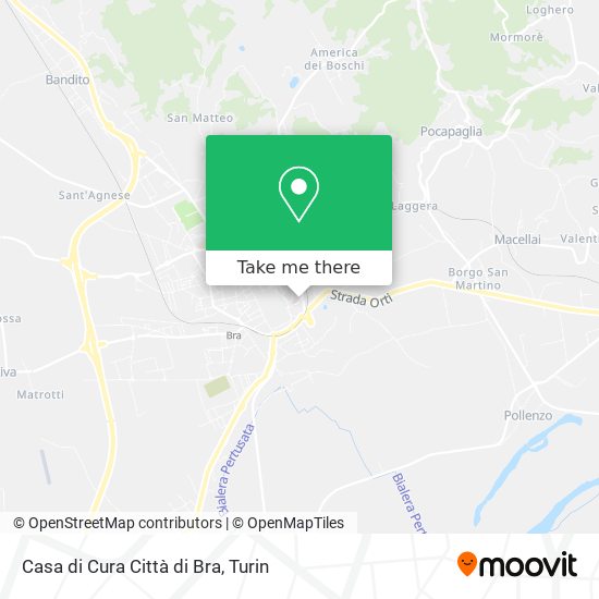 Casa di Cura Città di Bra map