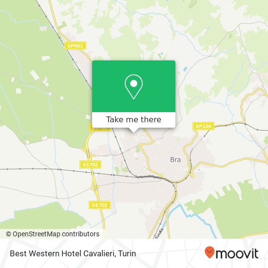 Best Western Hotel Cavalieri map