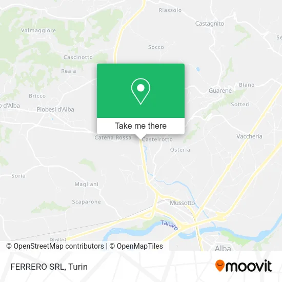 FERRERO SRL map