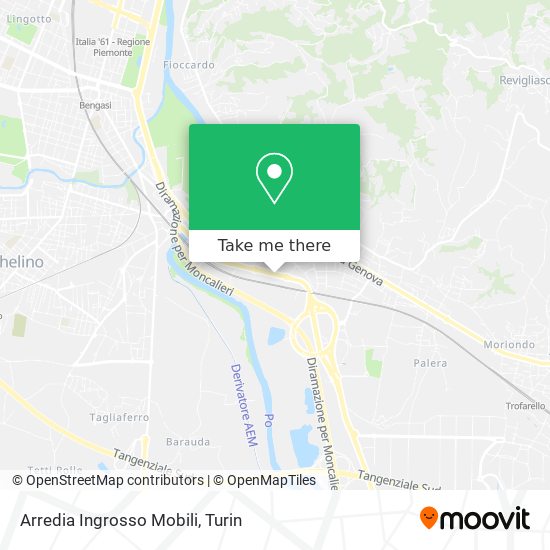 Arredia Ingrosso Mobili map